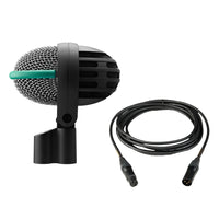 AKG D112 MKII Dynamic Kick Drum Microphone Bundle with Mogami Gold XLR Cable