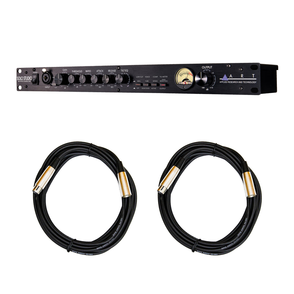 ART Solo Studio Channel Strip Bundle with XLR Cables