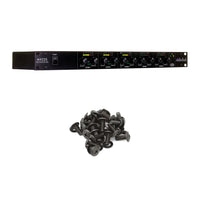 ART MX225 Stereo Distribution Mixer Bundle with Rack Screws
