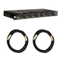 ART HeadAmp 6 Pro Headphone Amplifier Bundle with XLR Cables