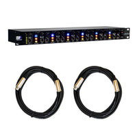 ART HeadAmp 6 Headphone Amplifier Bundle with XLR Cables