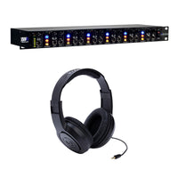 ART HeadAmp 6 Headphone Amplifier Bundle with Samson SR350 Headphones