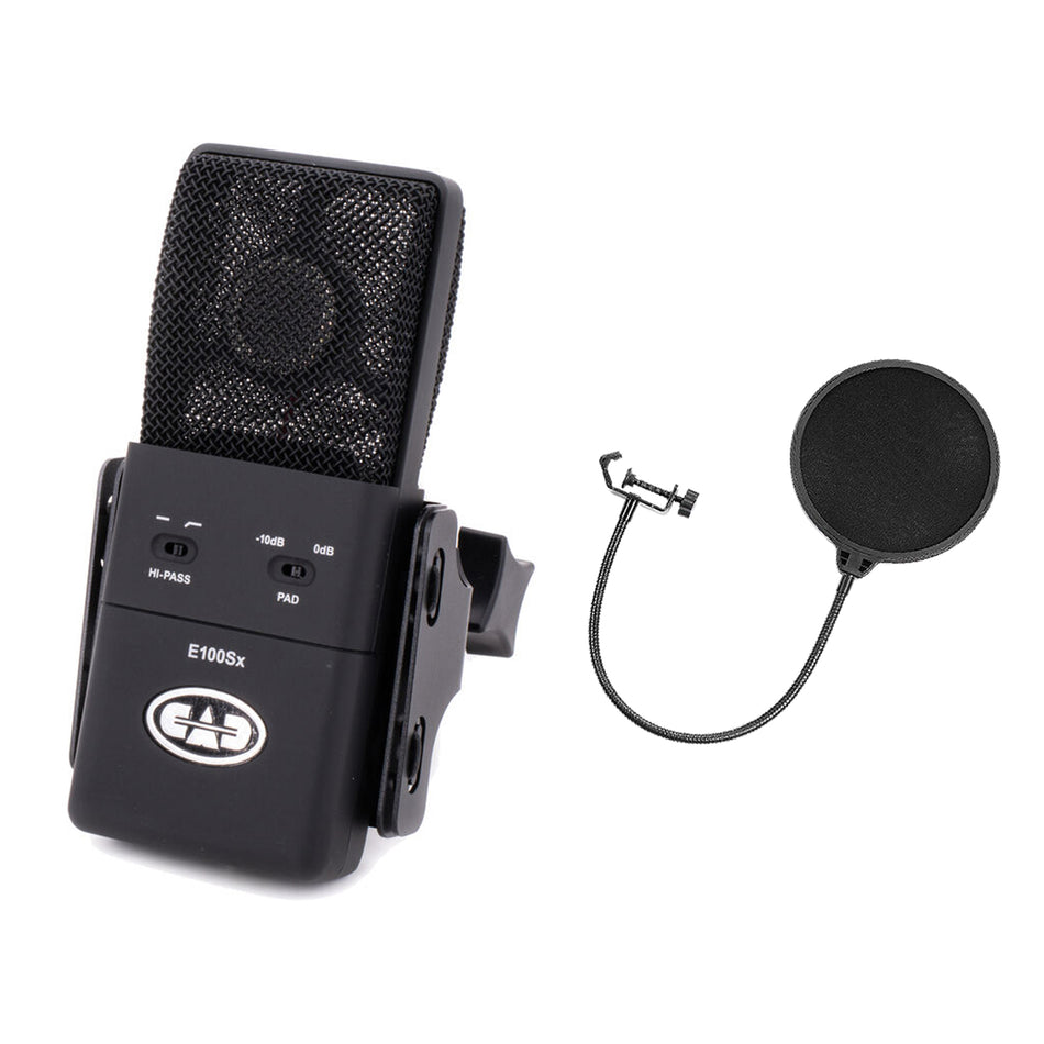 CAD Audio E100SX Microphone Bundle with Pop Filter