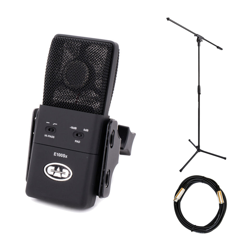 CAD Audio E100SX Microphone Bundle with Mic Stand & XLR Cable