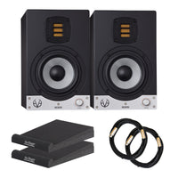 EVE Audio SC205 5" 2-Way AMT Studio Monitors Bundle with Pads & XLR Cables