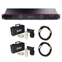 Focusrite Scarlett 18i20 (4th Gen) Bundle with with Condenser Microphones & Cables