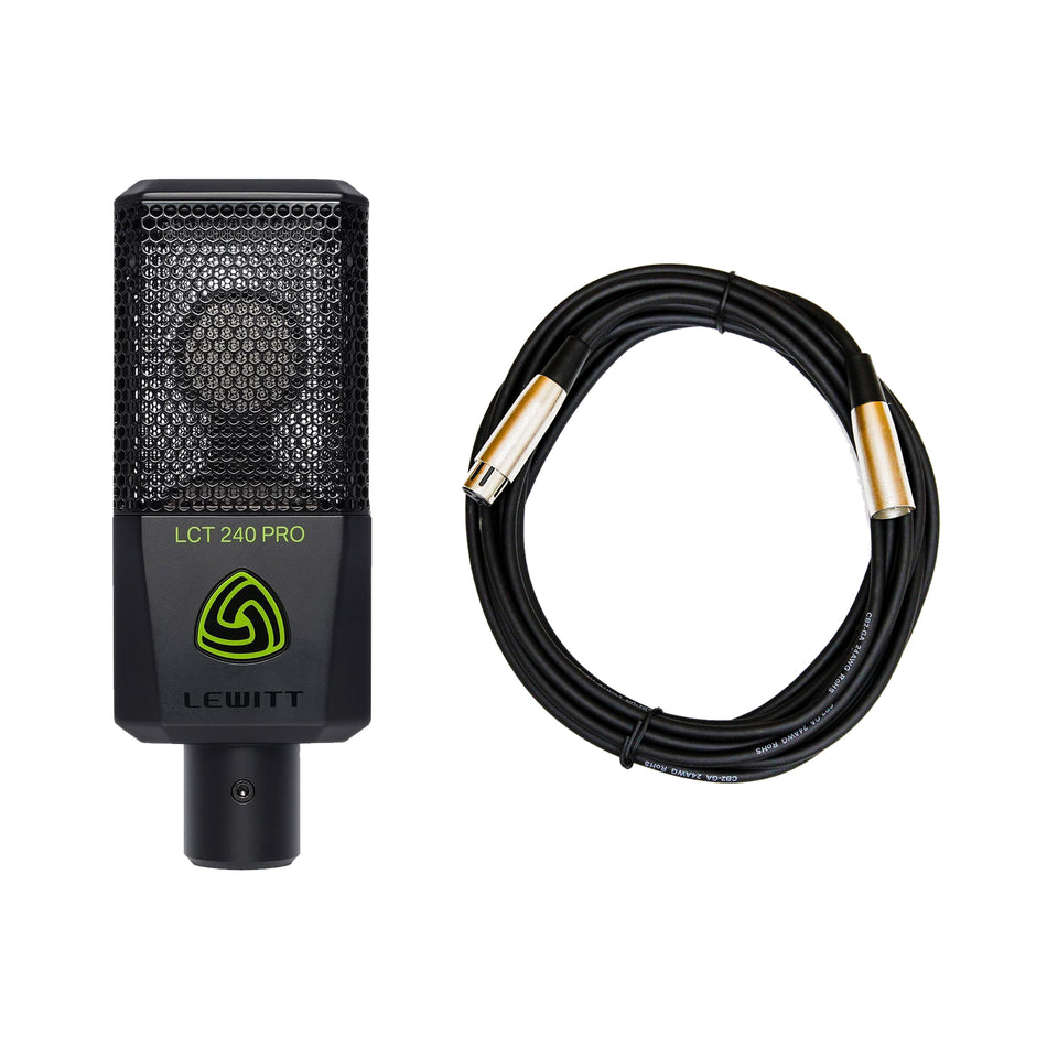 Lewitt LCT 240 Pro Condenser Microphone Bundle with XLR Microphone Cable