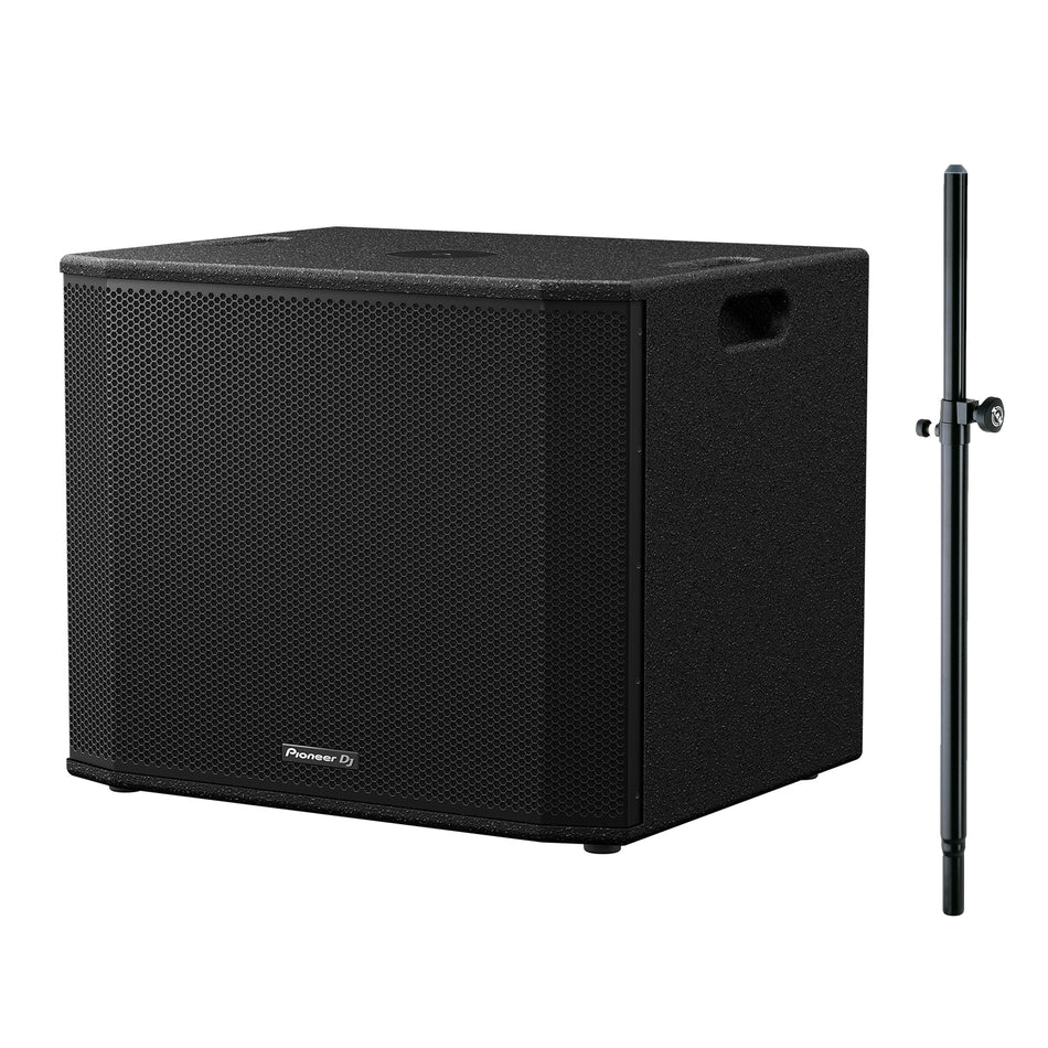 Pioneer DJ XPRS1182ST 18" Subwoofer Bundle with Spring-Loaded Distance Rod