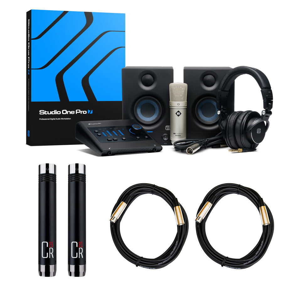 Presonus Quantum ES Ultimate Bundle with MXL CR21 Stereo Pair & Cables