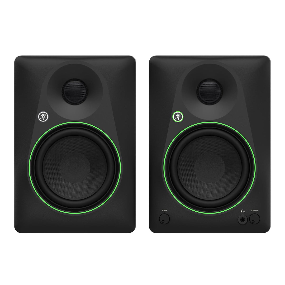 Mackie CR5BT 5.25" Studio Monitors Bundle with 3-foot Stereo 1/4" TRS Cable