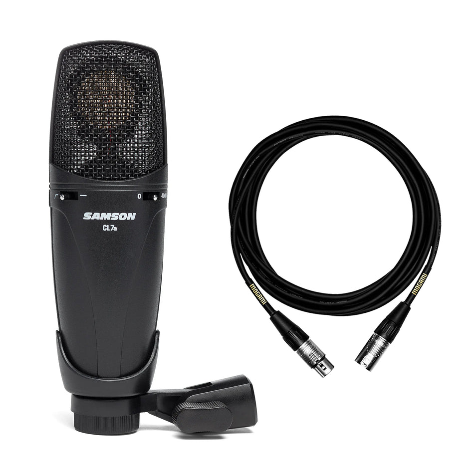 Samson Audio CL7a Condenser Microphone Bundle with Mogami XLR Cable
