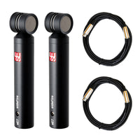 sE Electronics sE7 Side Fire Stereo Pair Bundle with 2 XLR Microphone Cables
