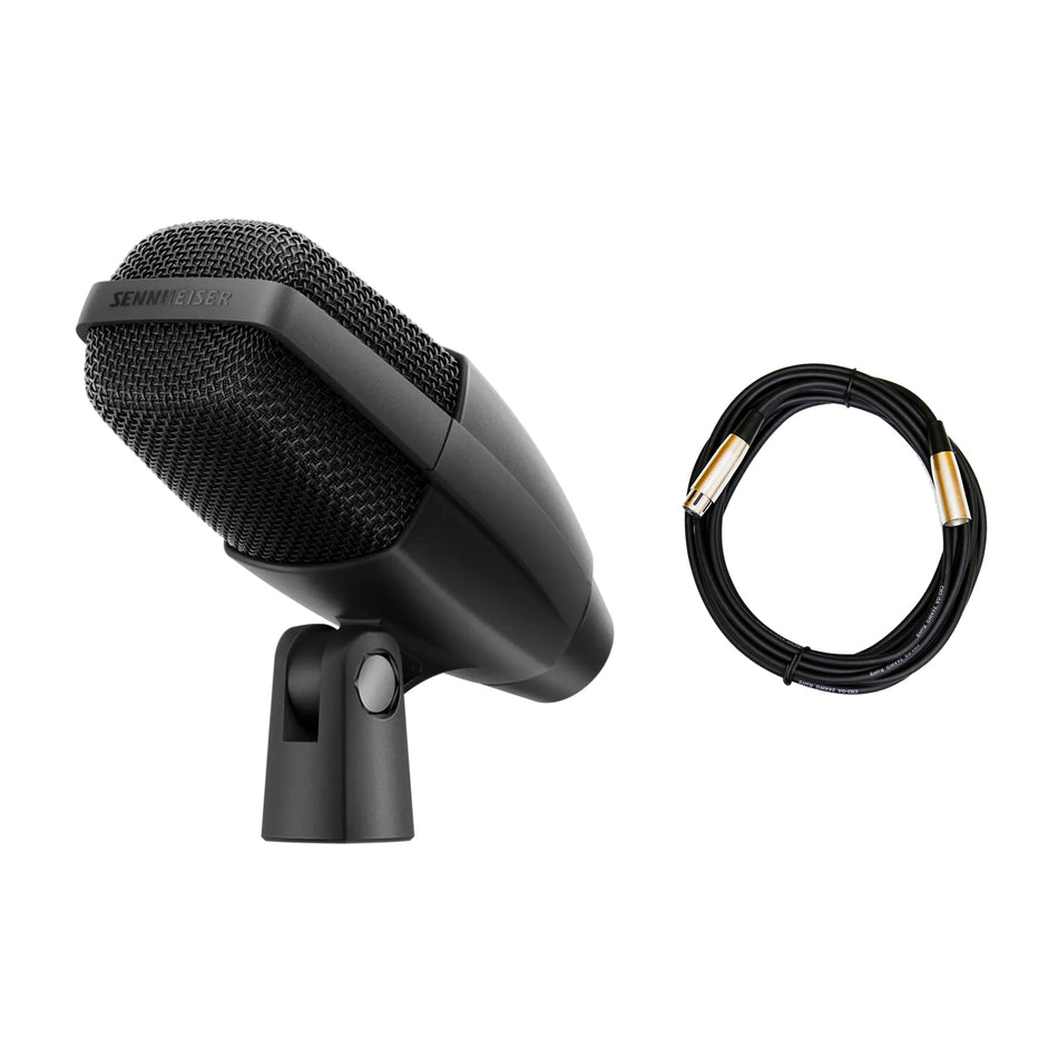 Sennheiser MD 421 KOMPAKT Dynamic Microphone bundle with XLR Cable