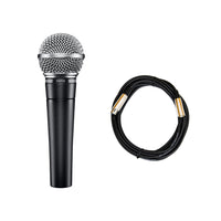 Shure SM58 Microphone Bundle with 20-foot XLR Cable
