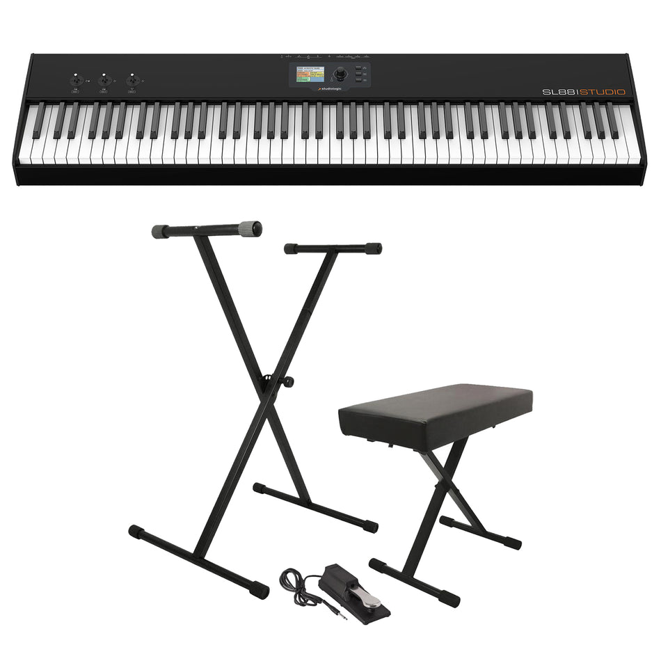 Studiologic SL88 Studio 88-Key Keyboard Controller Bundle with Keyboard Pack
