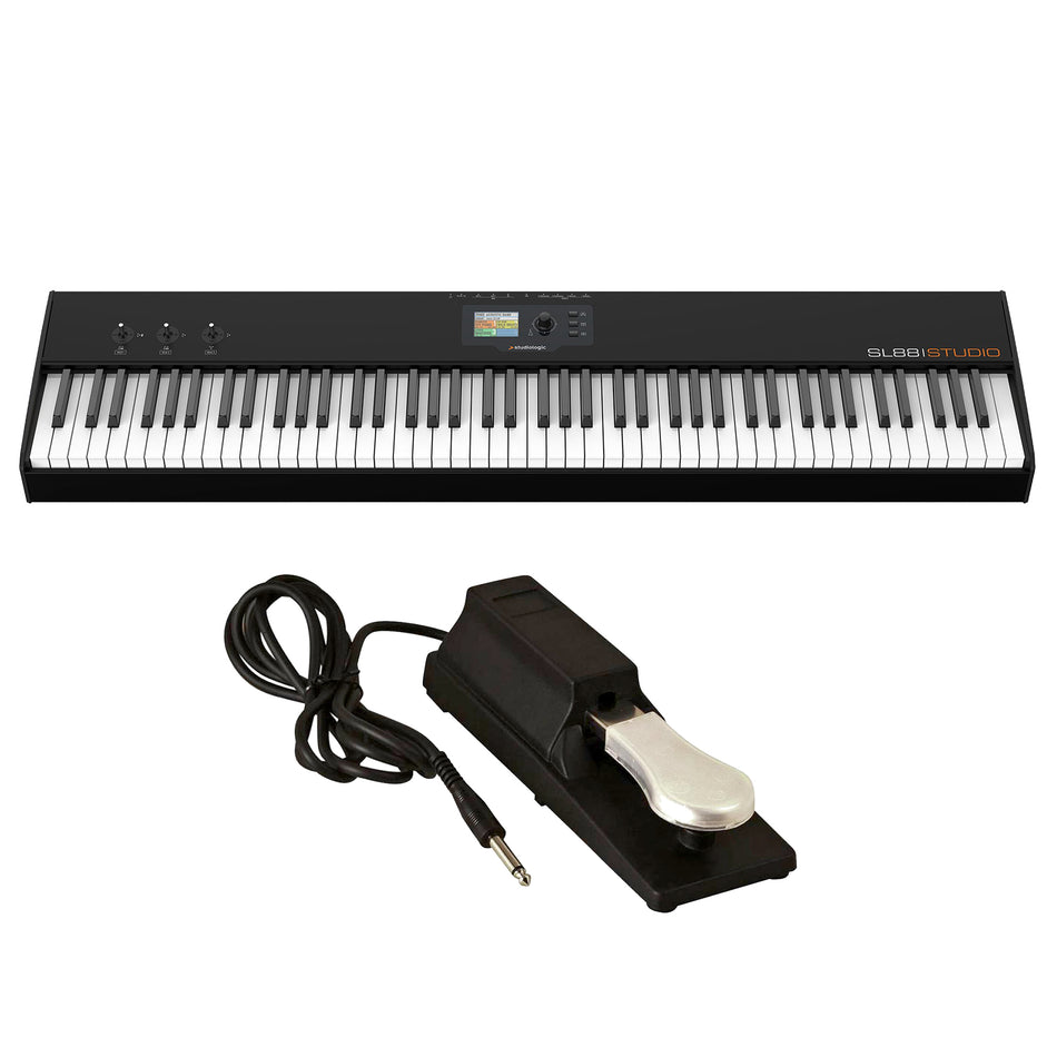 Studiologic SL88 Studio 88-Key Keyboard Controller Bundle with Sustain Pedal