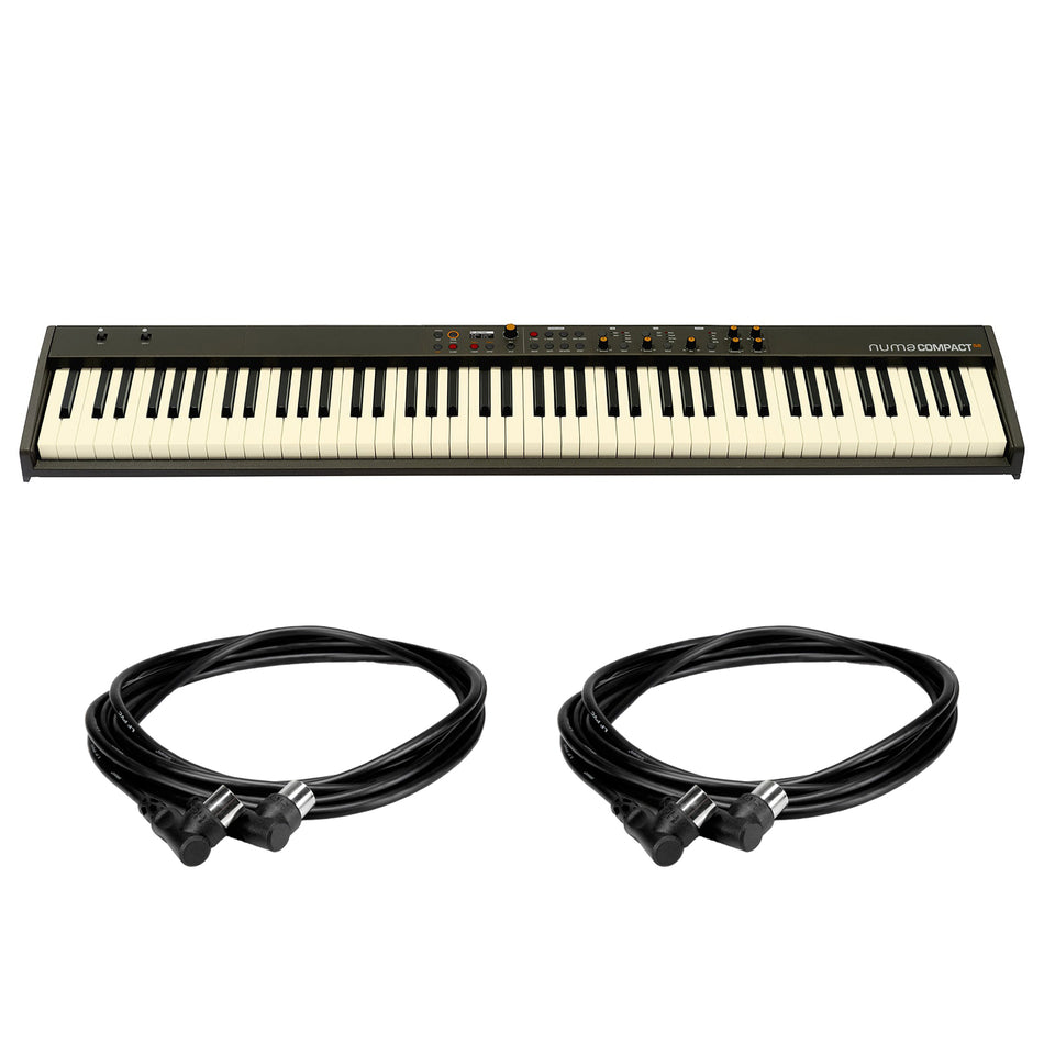 Studiologic Numa Compact SE 88-Key Stage Piano Bundle with Hosa MIDI Cables