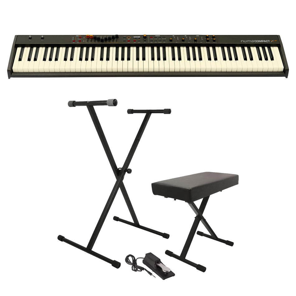 Studiologic Numa Compact X SE 88-Key Stage Piano Bundle with Keyboard Pack