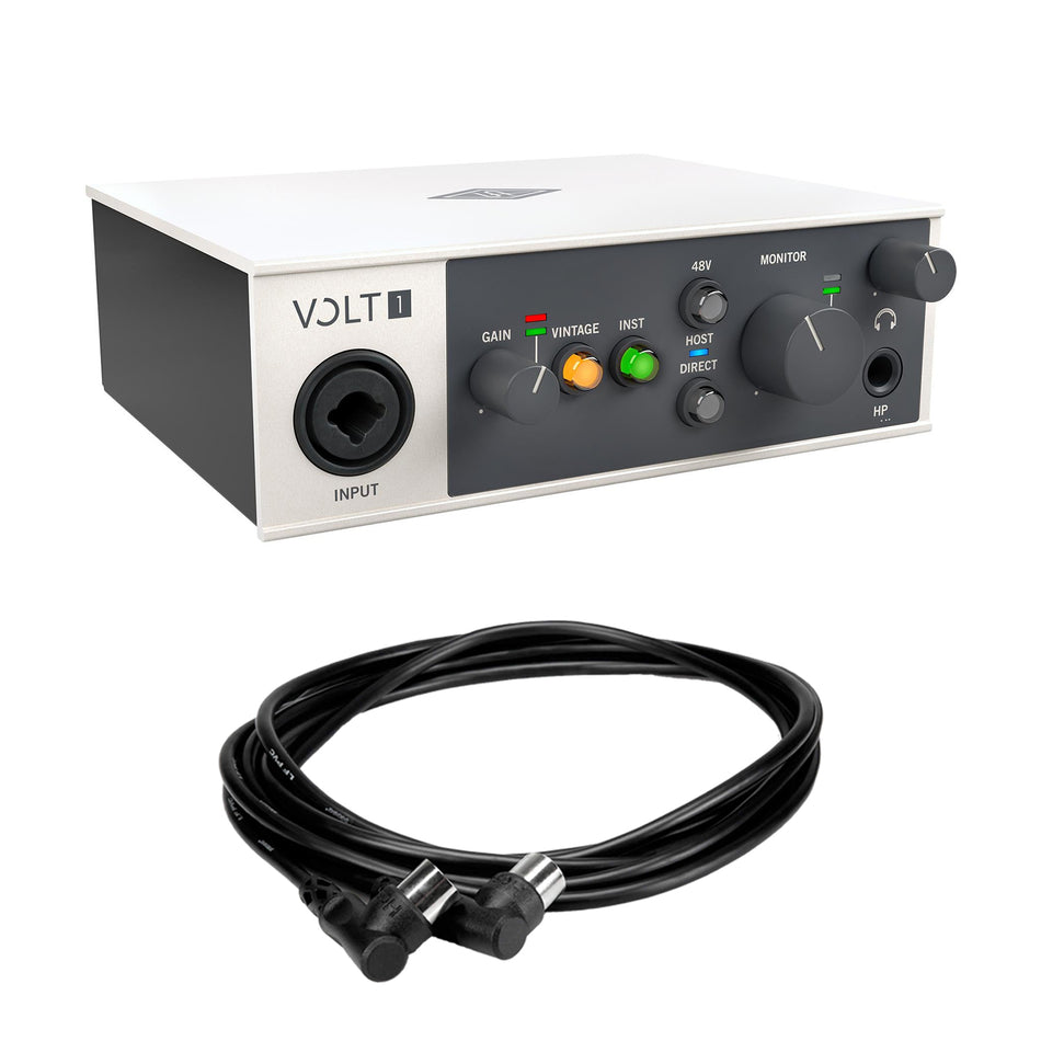 Universal Audio Volt 1 USB-C Audio Interface Bundle with MIDI Cable