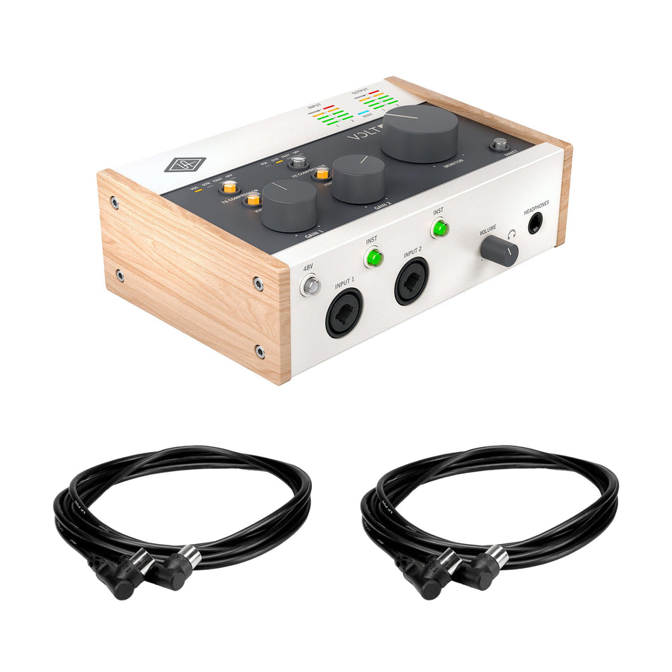 Universal Audio Volt 276 USB-C Audio Interface Bundle with MIDI Cables