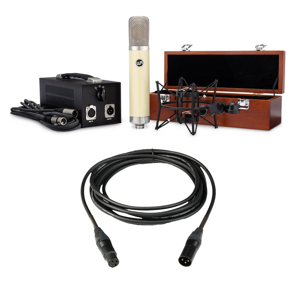Warm Audio WA-251 Tube Condenser Microphone Bundle with Mogami Gold XLR Cable