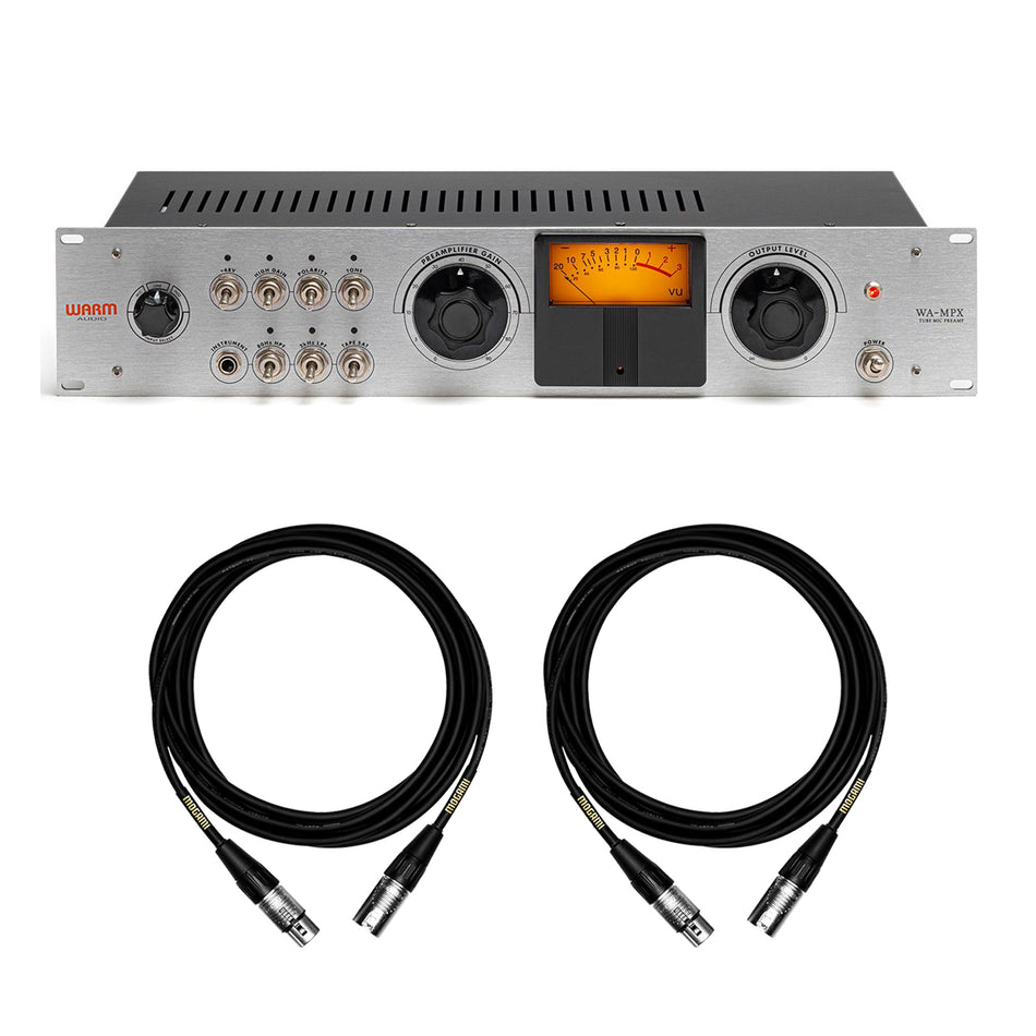 Warm Audio WA-MPX Tube Microphone Preamp Bundle with Mogami Microphone Cables