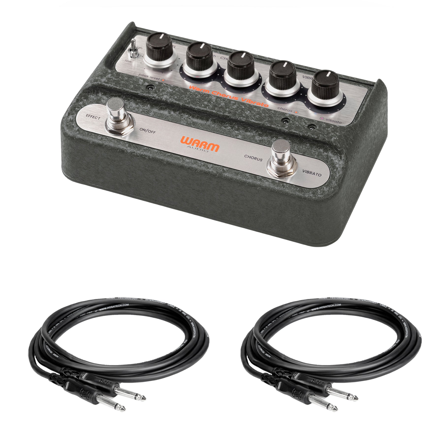 Warm Audio WA-C1 Stereo Chorus & Vibrato Pedal Bundle with Hosa TS