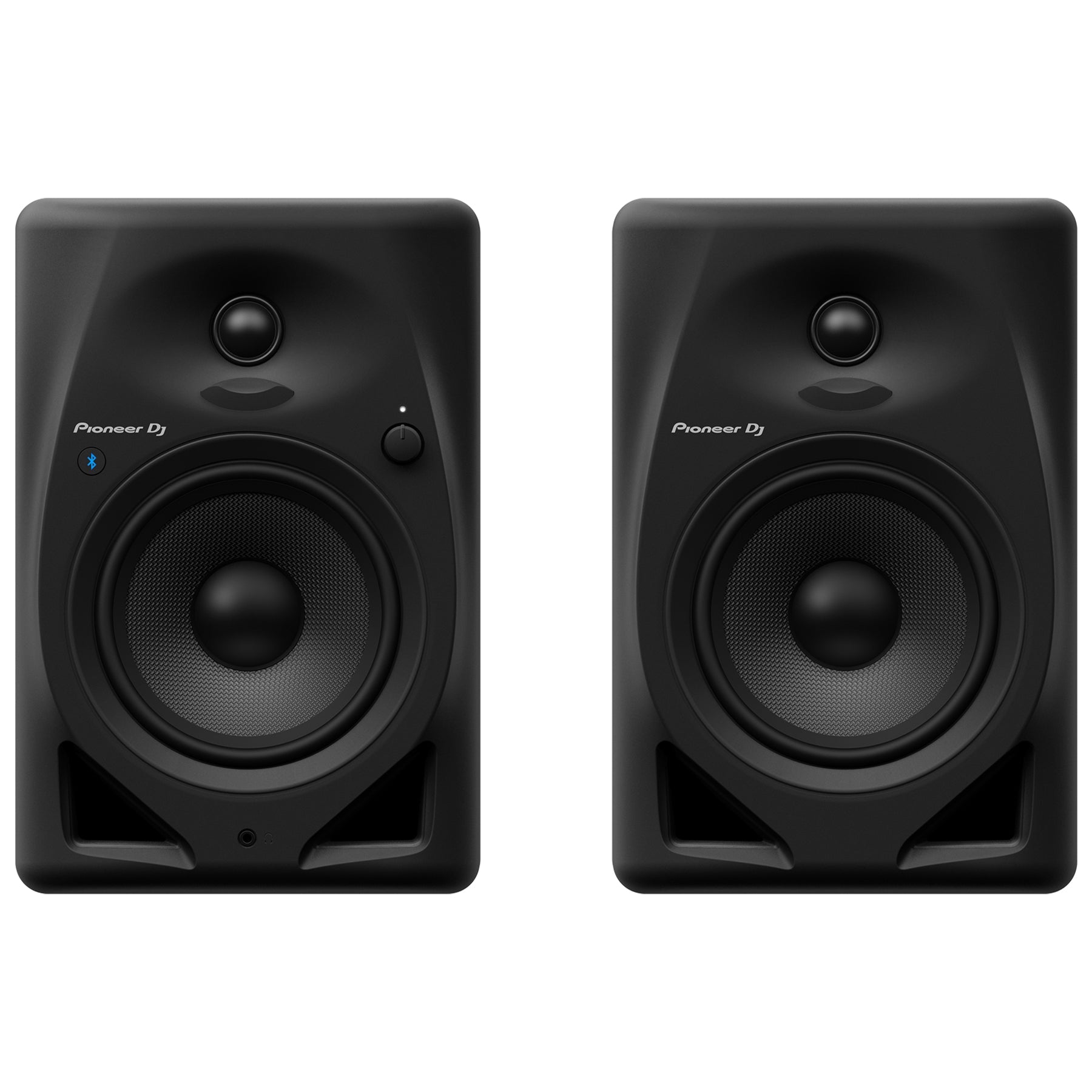 Pioneer DJ DM-50D-BT 5" Studio Monitors Bundle with Foam Isolation Pads