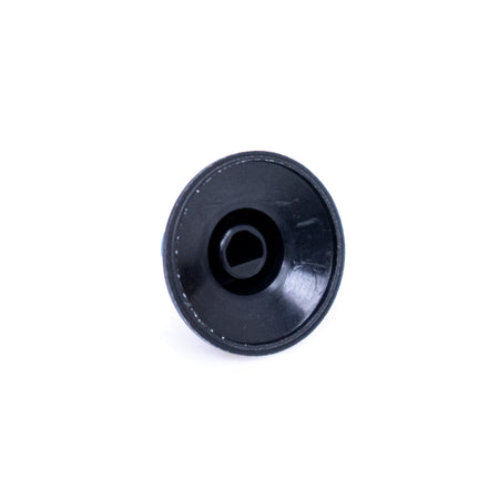 Black Dial D-Shaft Knob with Gray Cap for Buchla 297 Module