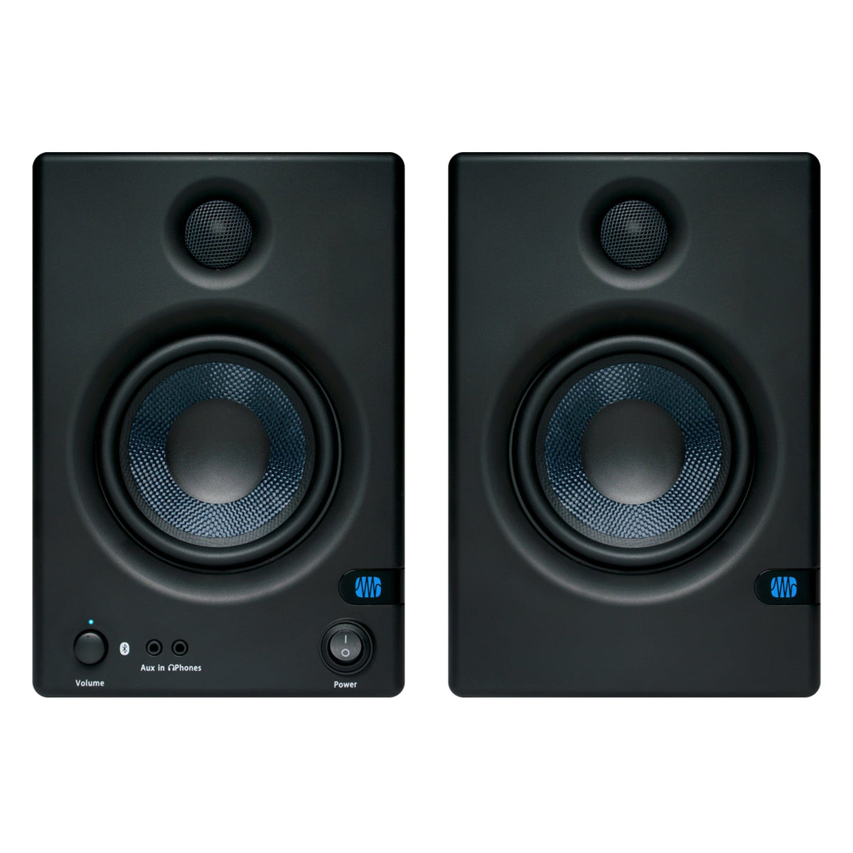 PreSonus E5 BT 5-inch Studio Monitors Bundle with TRS Cables & Isolation Pads