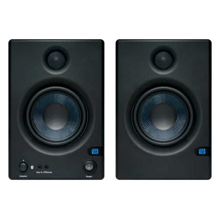 PreSonus E5 BT 5-inch Studio Monitors Bundle with TRS Cables & Isolation Pads