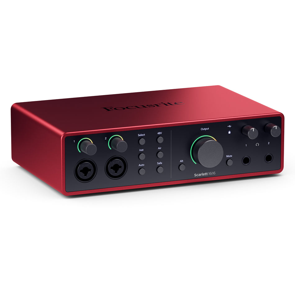 Focusrite Scarlett 16i16 (4th Gen) USB Audio Recording Interface for Mac/Windows