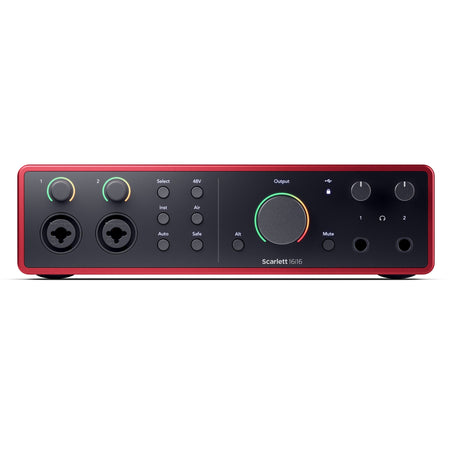 Focusrite Scarlett 16i16 (4th Gen) USB Interface Bundle with XLR Cables
