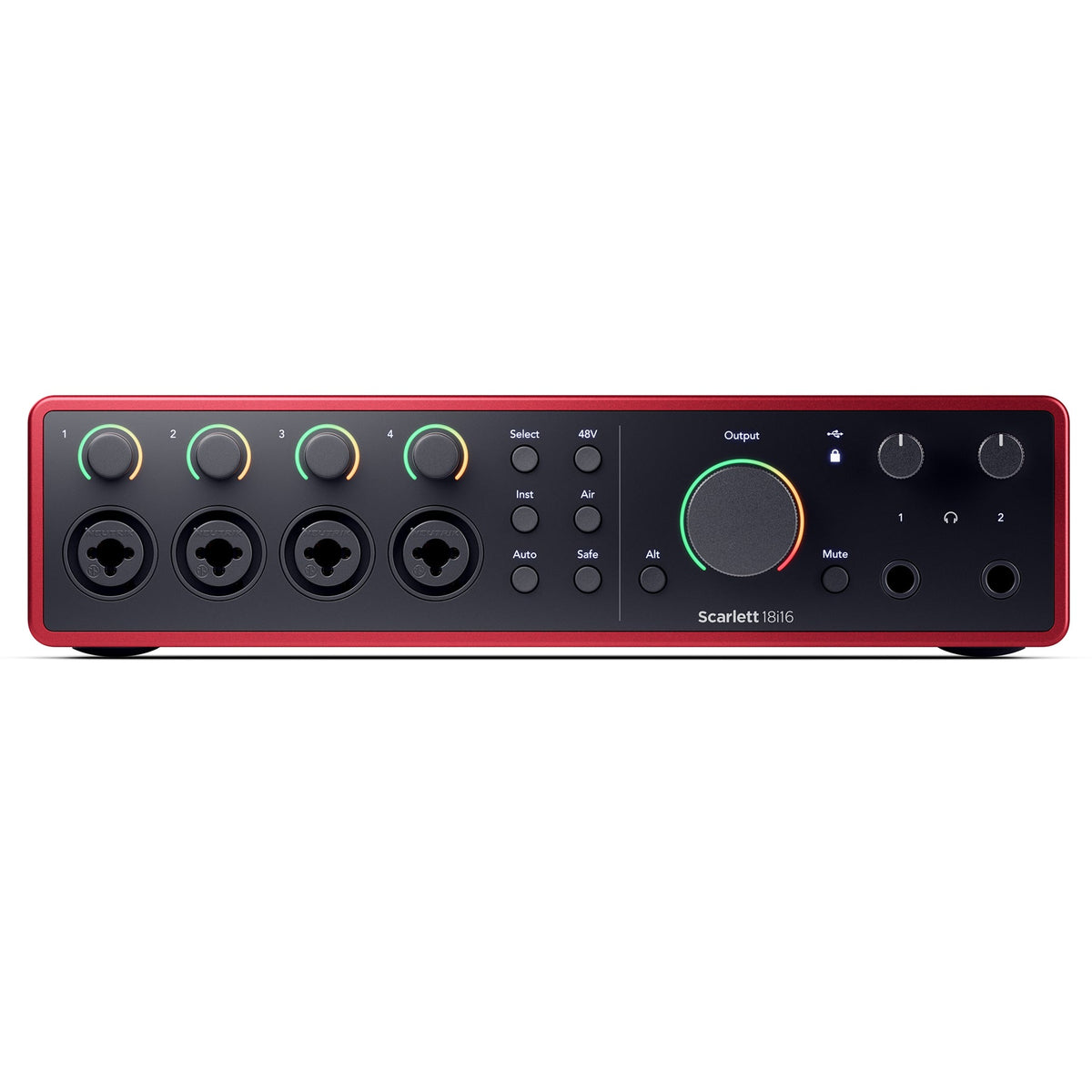 Focusrite Scarlett 18i16 (4th Gen) USB Interface Bundle with with XLR Cables