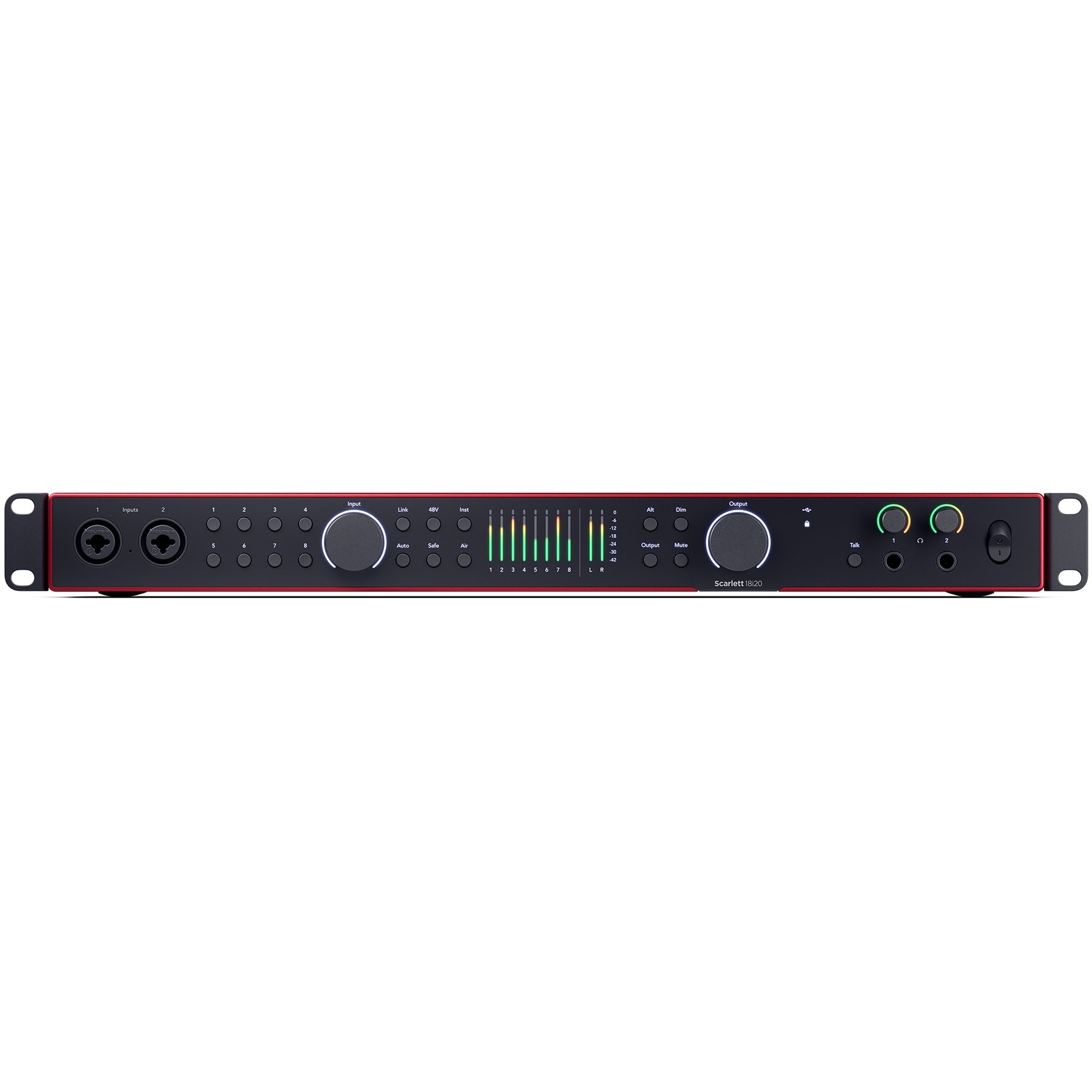Focusrite Scarlett 18i20 (4th Gen) Bundle with with Condenser Microphones & Cables