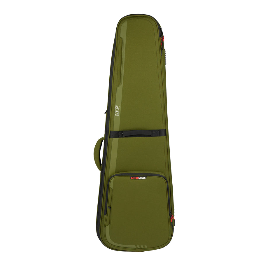 Gator Cases G-ICONBASS-GRN Gator ICON Series Bag for Bass Guitars; Green