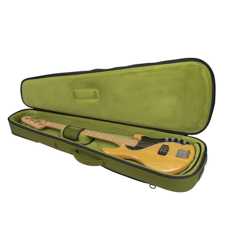 Gator Green ICON Case for Fender American Standard Jazz Bass 4 or 5-String Guitars