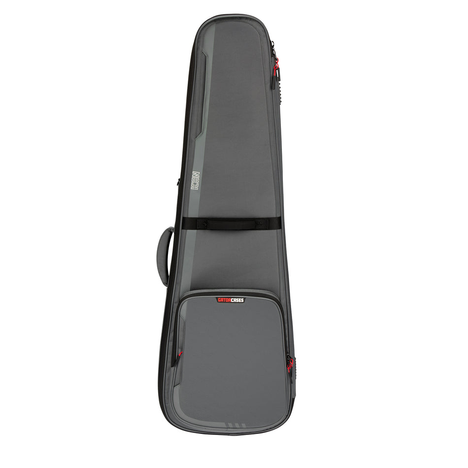 Gator Cases G-ICONBASS-GRY Gator ICON Series Bag for Bass Guitars; Gray