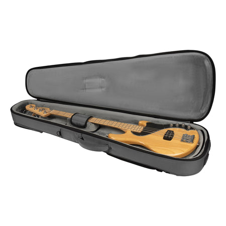Gator Gray ICON Case for Squier Deluxe Jazz Bass 4 or 5-String Guitars