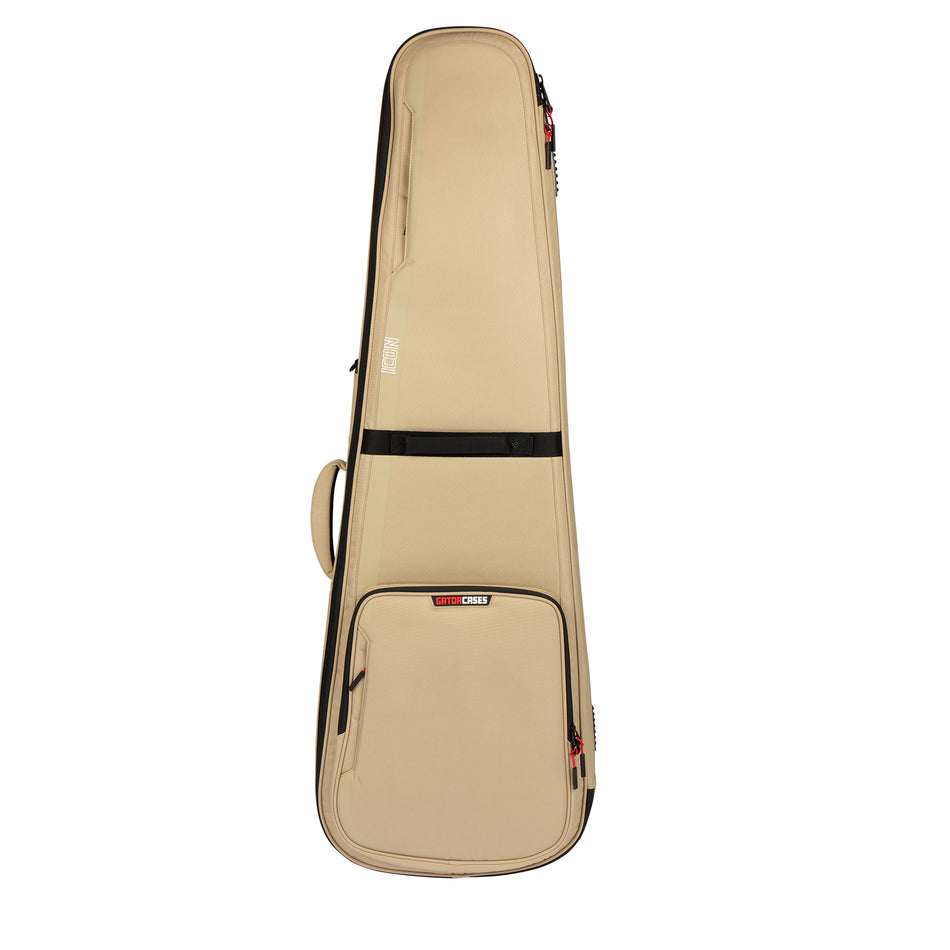 Gator Cases G-ICONBASS-KHK Gator ICON Series Bag for Bass Guitars; Khaki