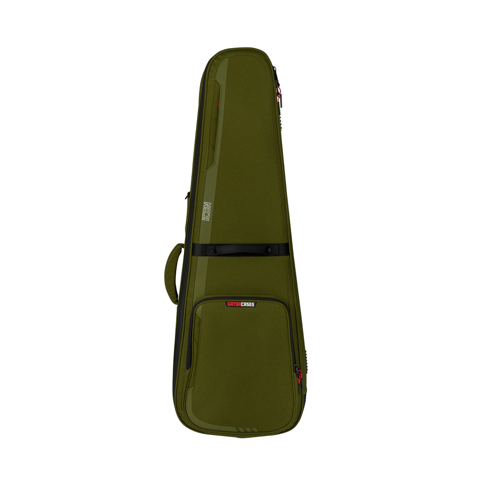 Gator Cases G-ICONELECTRIC-GRN Gator ICON Series Bag for Electric Guitars; Green