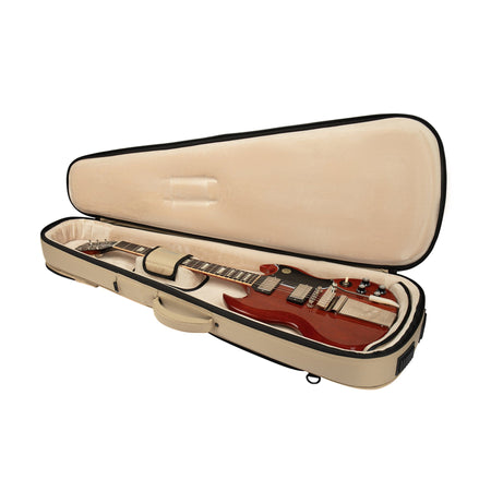 Gator Tan ICON Case for Fender American Standard Stratocaster, Telecaster Guitars