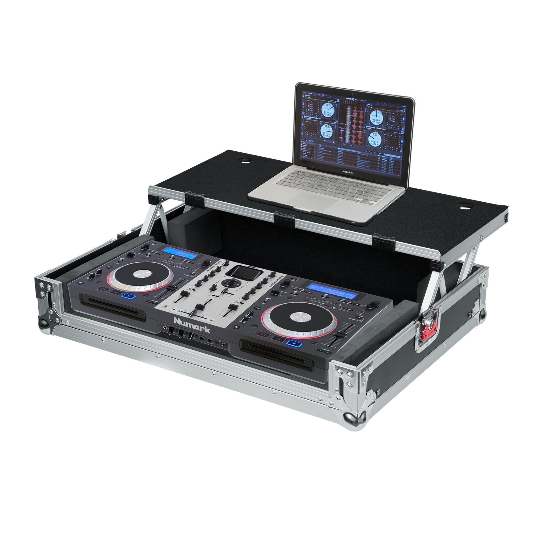 Gator Tour Case for Numark N4, NS4FX, NVII