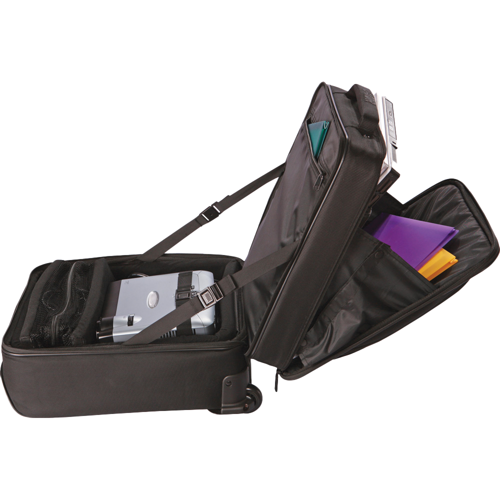 Gator Laptop & Projector Travel Case with Wheels for Casio XJ-560, XJ-A240, XJ-SC215-W Projectors