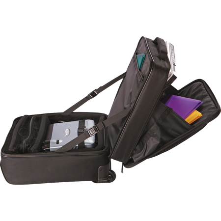 Gator Laptop & Projector Travel Case with Wheels for Casio XJ-560, XJ-A240, XJ-SC215-W Projectors