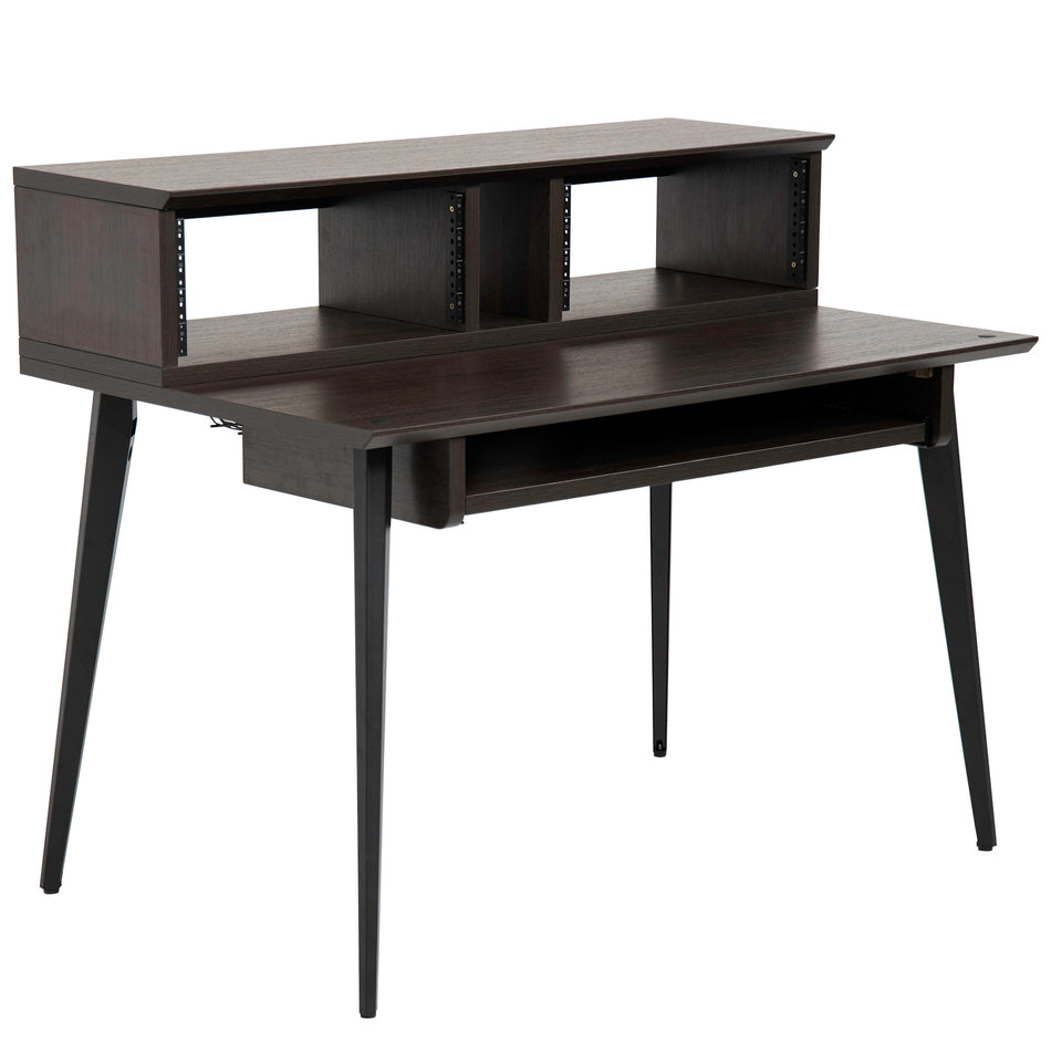 Gator Frameworks Elite Series Main Desk, Dark Walnut Brown