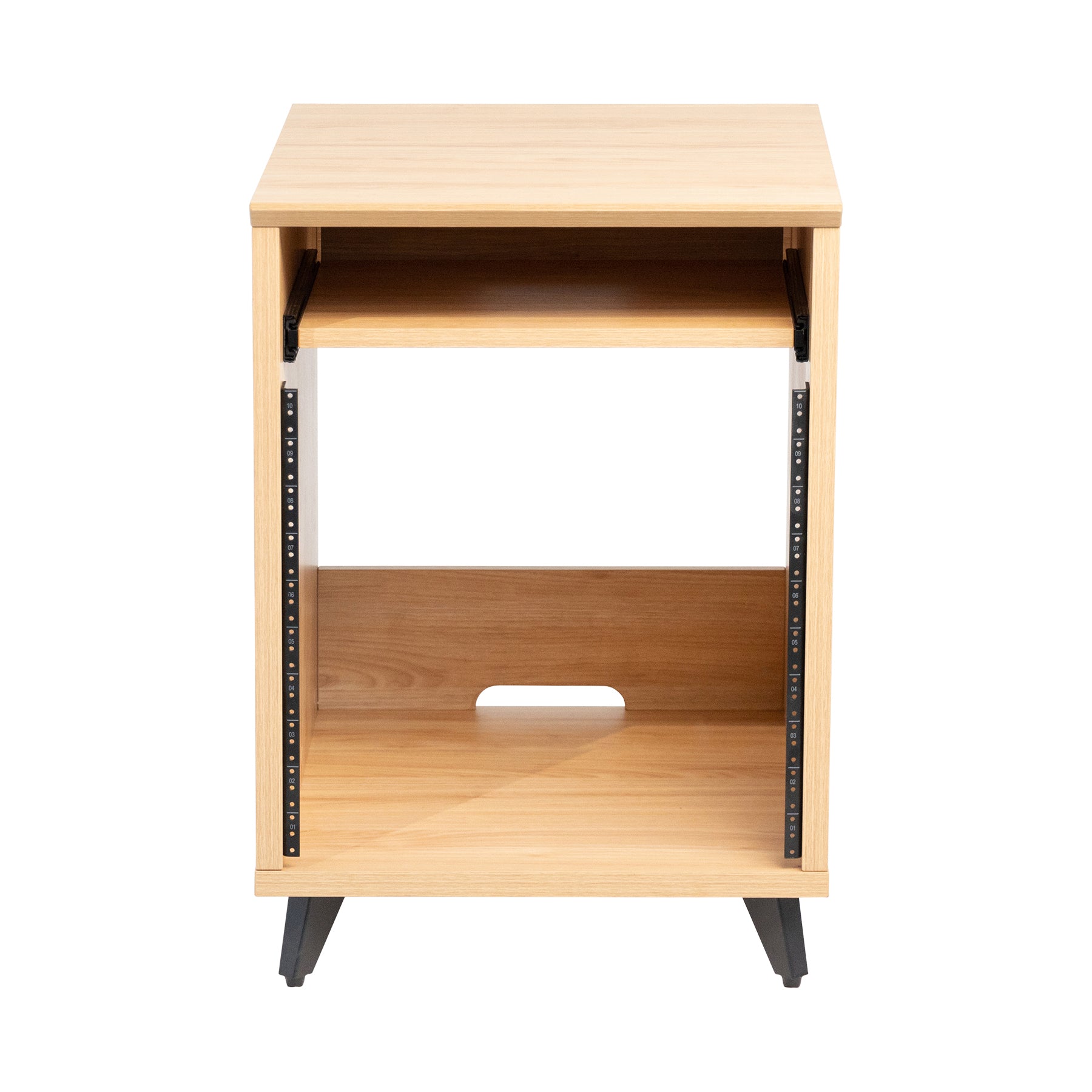 Gator Frameworks Elite Series 10U Studio Rack Table, Natural Maple