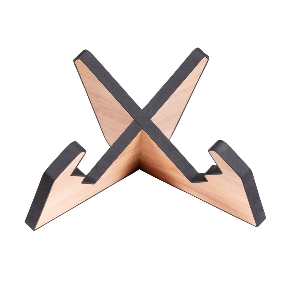 Gator Frameworks Elite Series Guitar X Style Stand, Natural Maple Matte