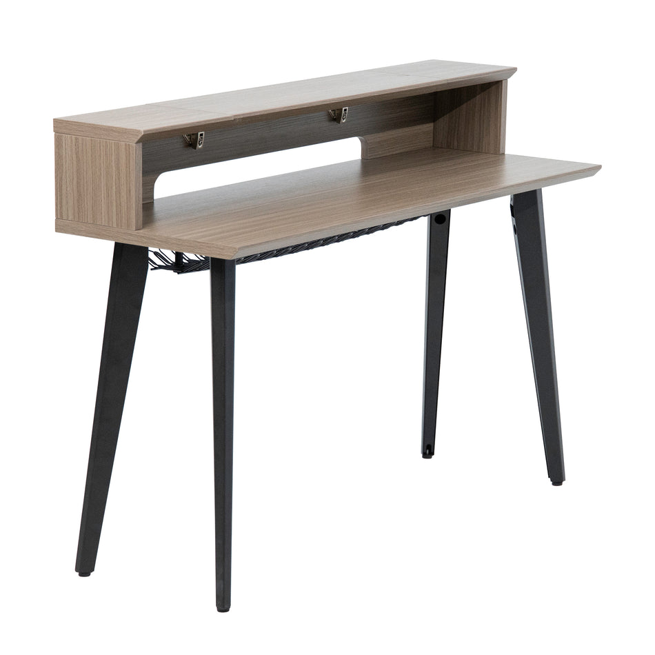 Gator Frameworks Elite Series 61-Note Keyboard Table, Driftwood Grey