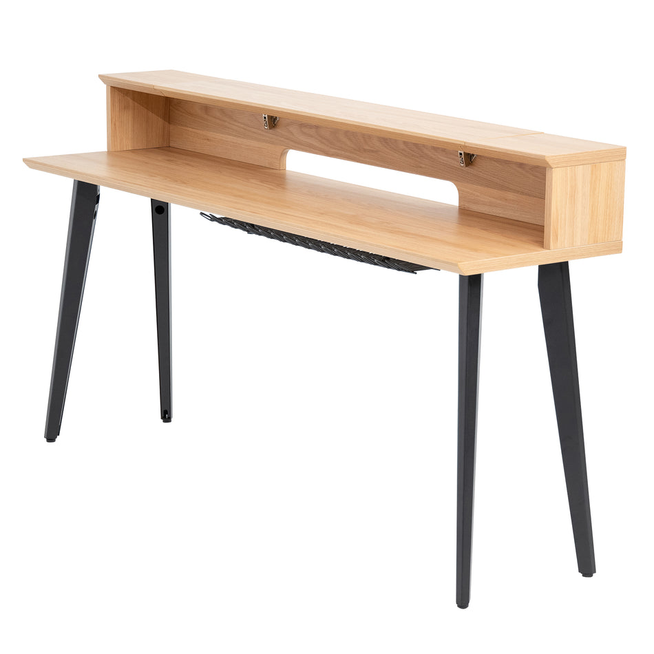 Gator Frameworks Elite Series 88-Note Keyboard Table, Natural Maple Matte